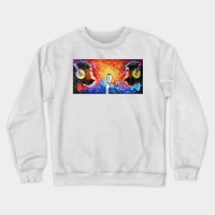 Song of monkeys music lovers Crewneck Sweatshirt